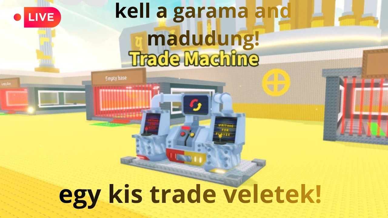 SAB TRADEL LIVE VELETEK! KELL A GARAMA ADN MADUNDUNG!
