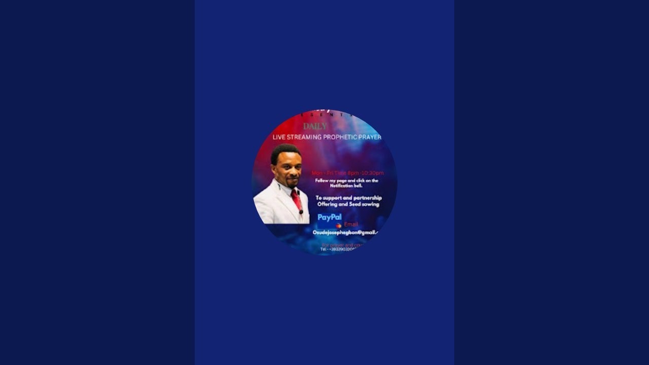PROPHETIC PRAYER NIGHT & DECLARATIONS WITH EVANGELIST JOSEPH DAVID //10/02/2026