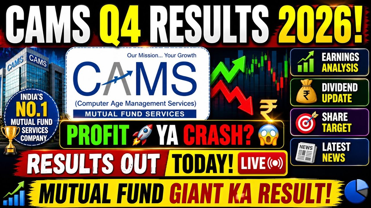 Cams Q4 Results 2026 |Cams Results Today| Cams Share News |Cams Dividend 2026 |Cams Mutual Fund
