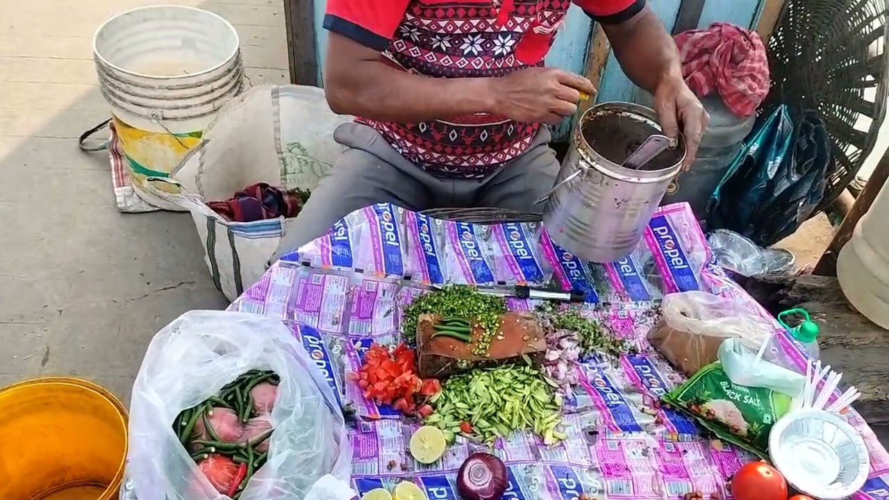 Howrah bridge ତଳେ ଚନା ମସଲା କେତେ test//#sambalpurixy #food #fastfood #spicy 