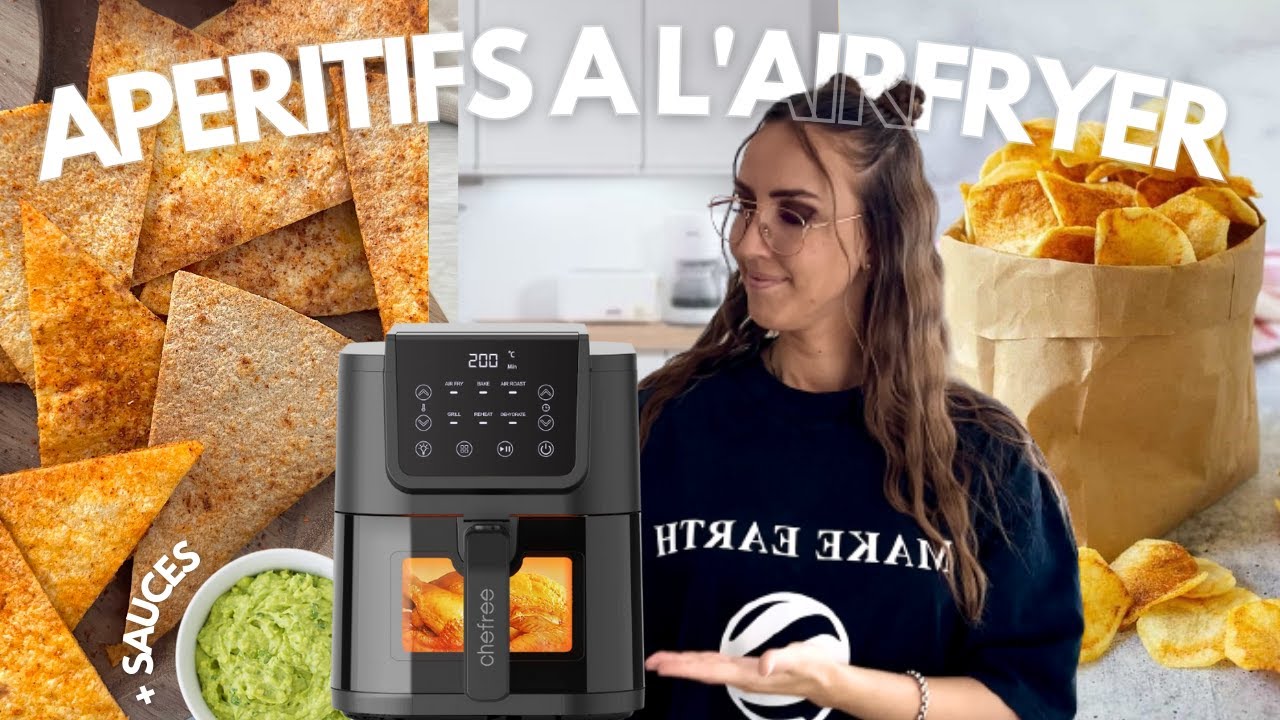 4 RECETTES À L’AIR FRYER | idées apéritifs dînatoire