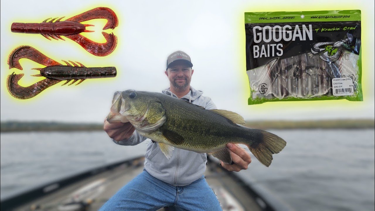 ПРЕВОСХОДНЫЙ новый цвет! The Googan Reserve Chili Craw Krackin' Craw — осенняя рыбалка