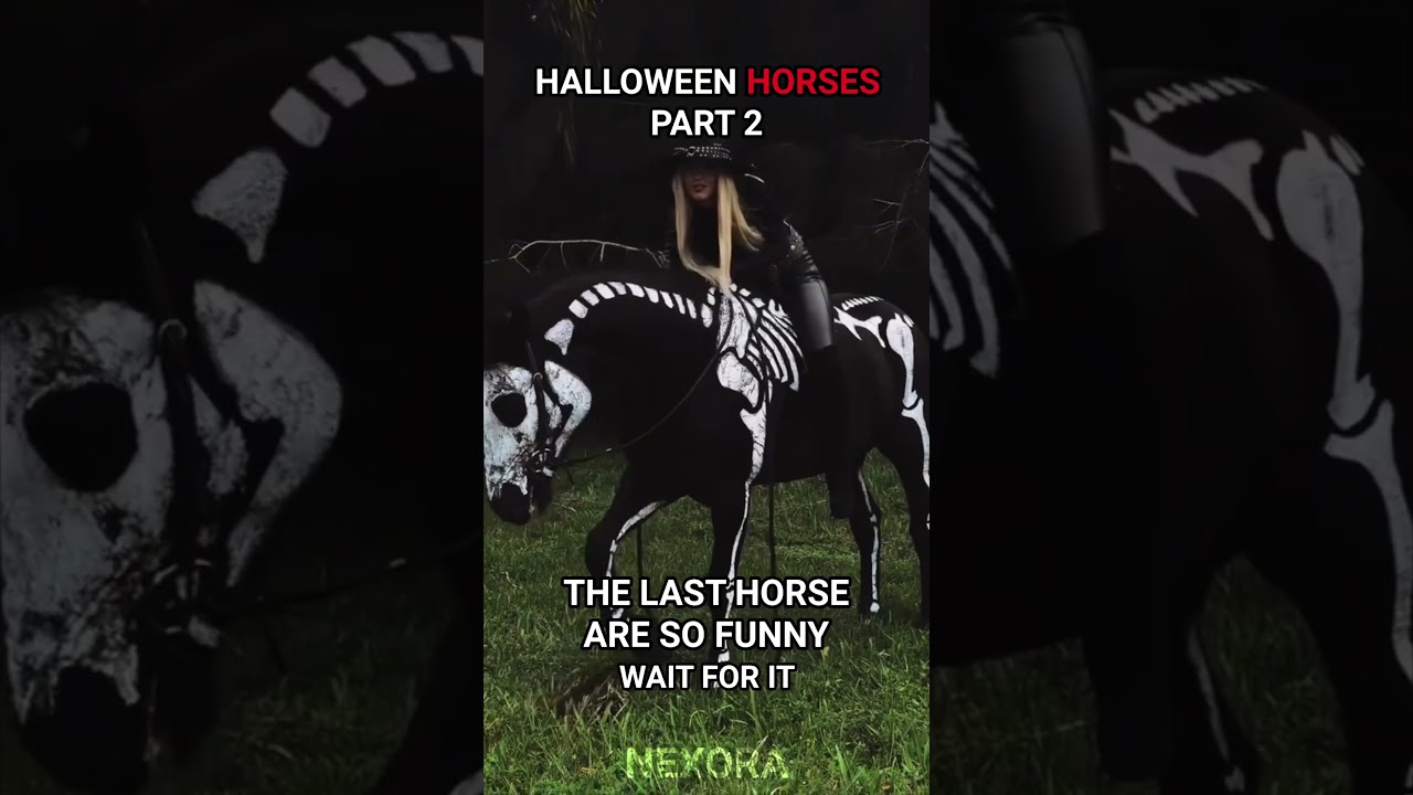 POV: THE HALLOWEEN HORSES RETURN 🎃🐴 (PART 2) #shortvideo