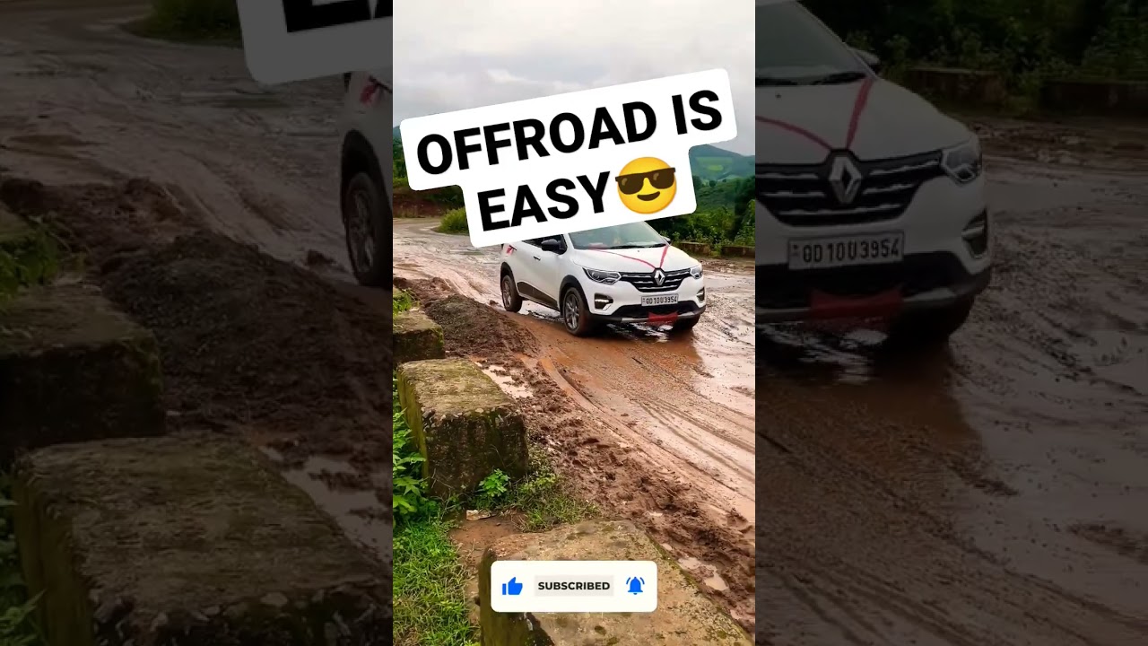 RENAULT TRIBER😍 GLIDES😲 FROM POTHOLES 😇| EASY OFFROAD WITH MUV | BEST SKILLS😎