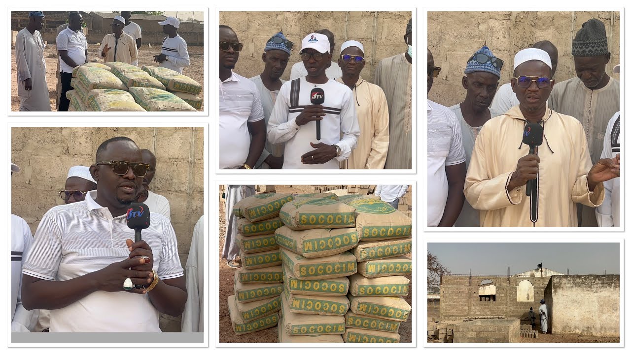 Missirah Wadene : Geew Salmakor apporte trois (3) tonnes de ciment pour la finition de la mosquée