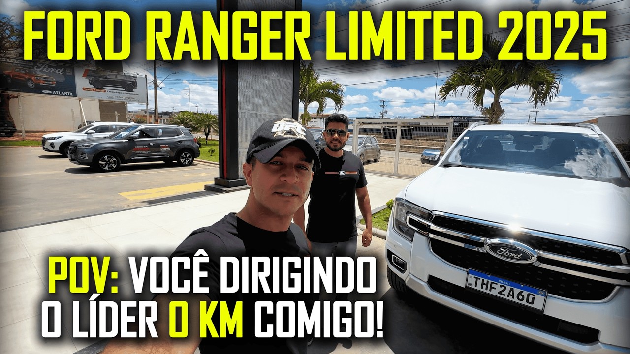 POV: Test Drive na FORD RANGER LIMITED 2025 | Como se comporta na prática? Top Speed!