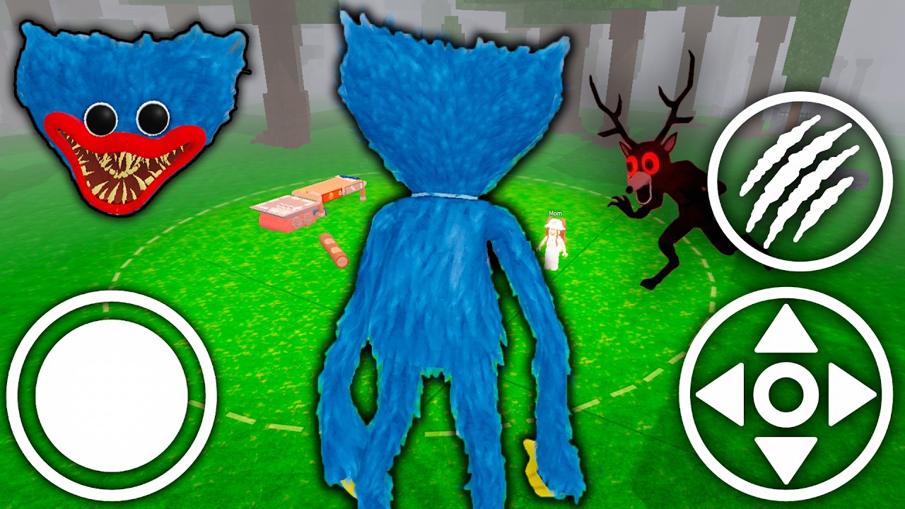 What if I BECOME the HUGGY WUGGY? 🧸👹 - 99 Nights in the Forest Roleplay
