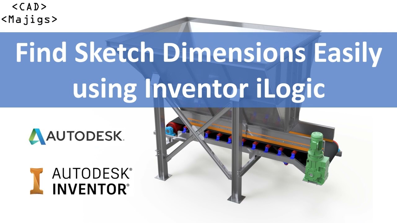 Find Sketch Dimensions Easily Using Inventor iLogic