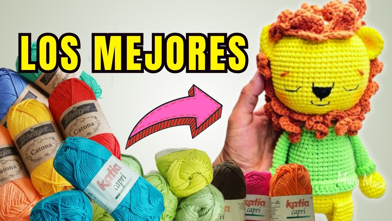 QUE HILO USAR PARA TEJER AMIGURUMIS mis hilos favoritos para tejer amigurumis LOS MEJORES HILADOS