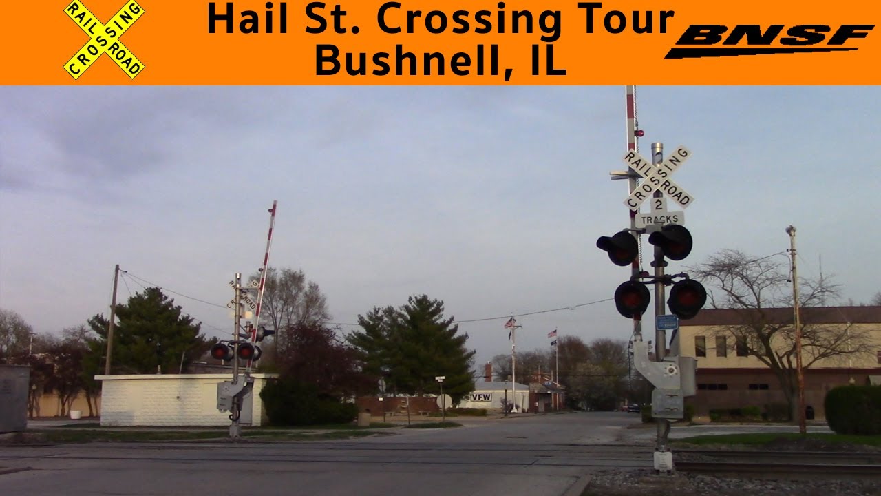 Hail St. Grade Crossing Tour Bushnell, IL 4/22/20