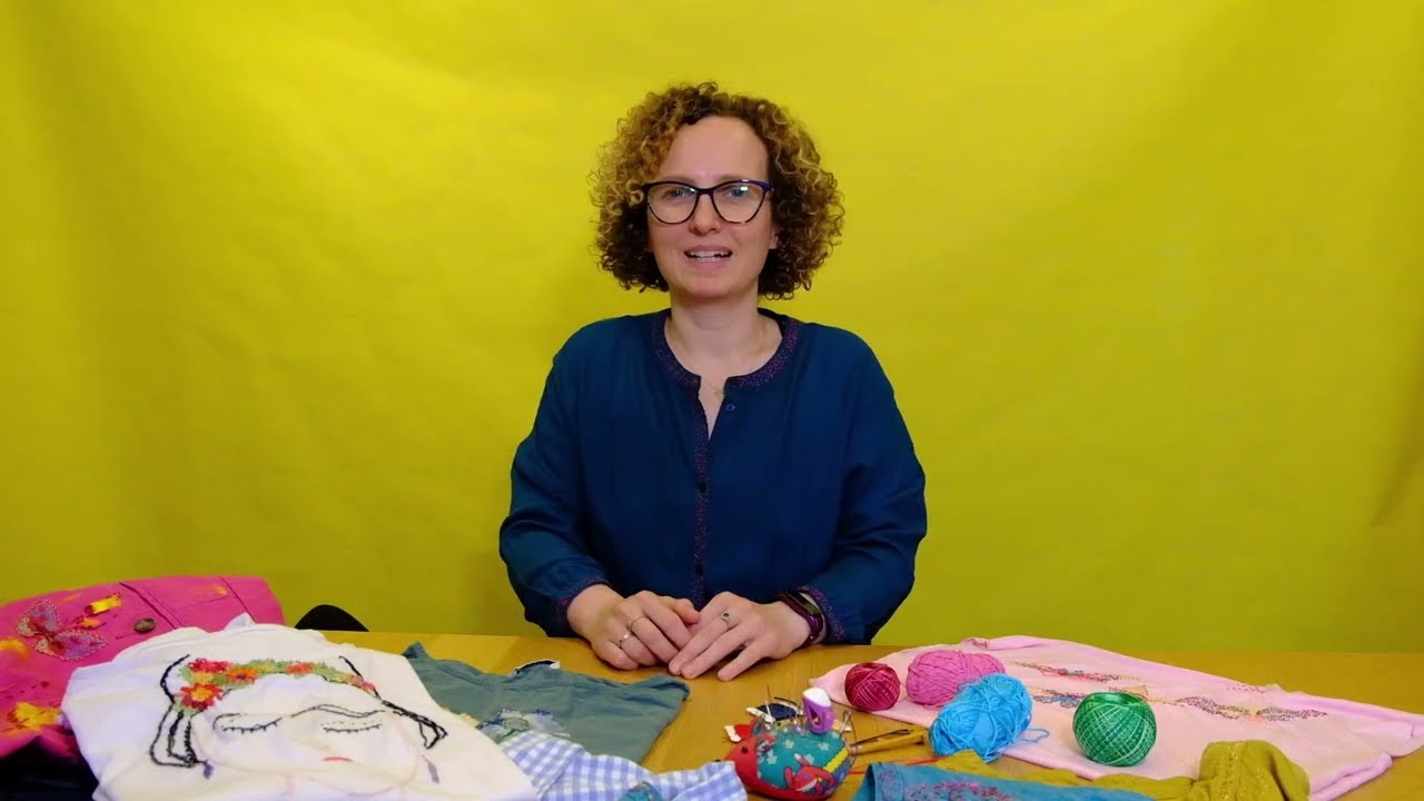 How to embroider on clothes for beginners. Free class from Slow Fashion designer