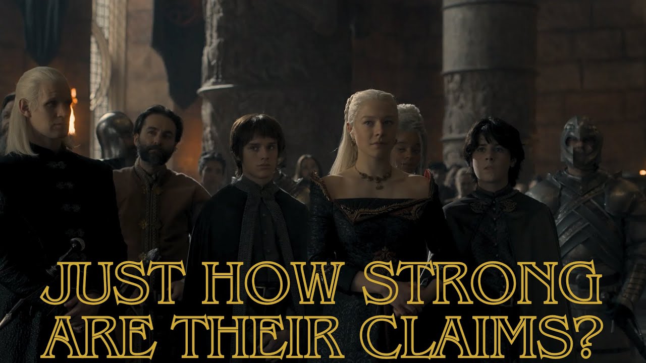 Just how valid are the claims of Rhaenyra's three (STRONG) sons?