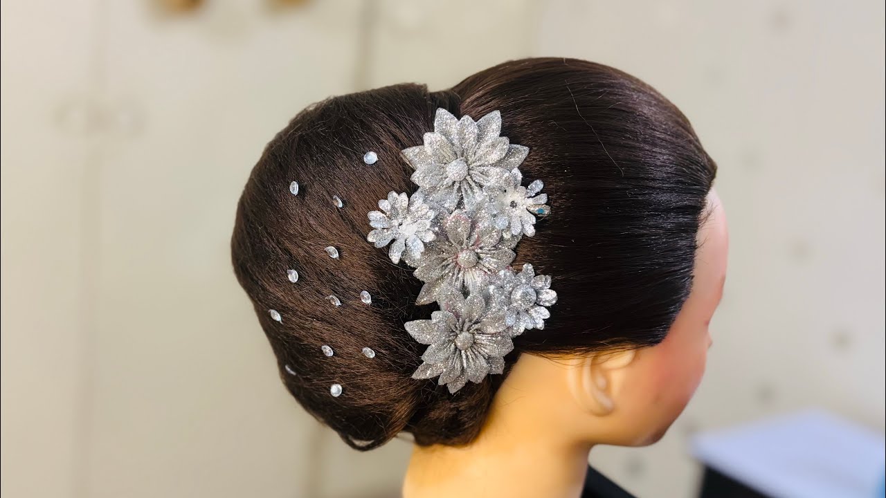  Very Easy quick hairstyle for girls/ bridal and party hairstyle/ popular hairstyle/ for brides 