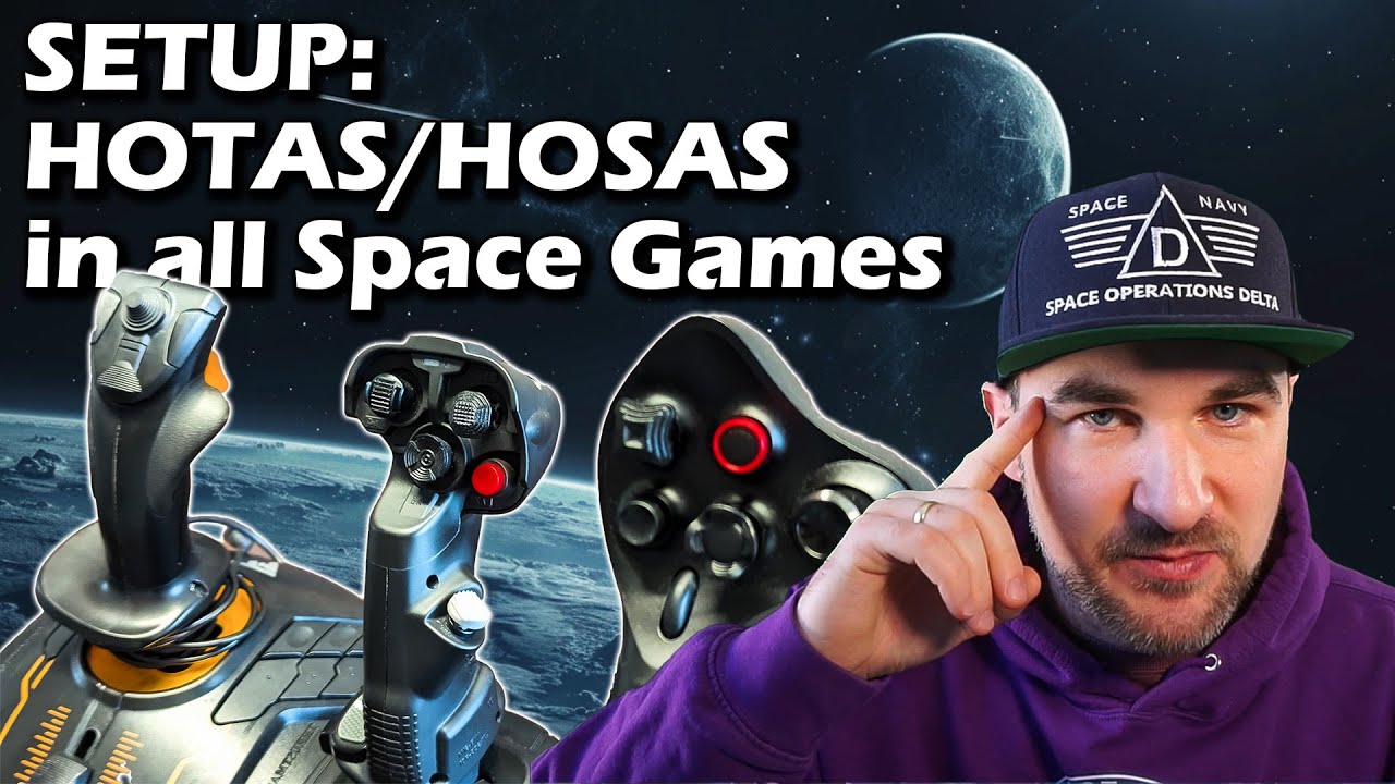 Настройте HOTAS для космических игр, таких как X4, Elite Dangerous или Star Citizen