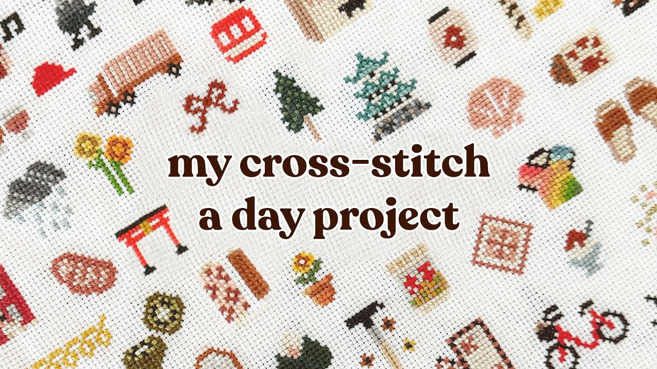 How to Make a Cross-Stitch Travel Diary (The ULTIMATE Cross-Stitch Project🪡)