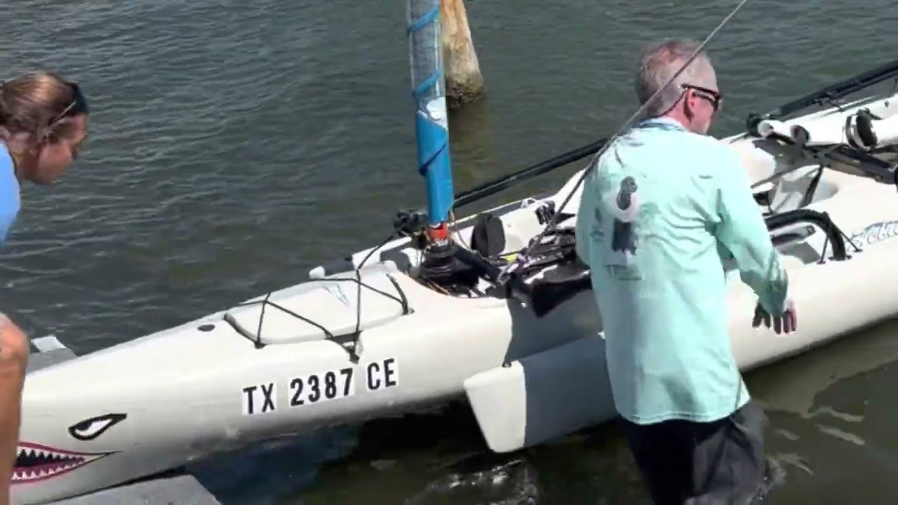 Hobie adventure island tandem set up