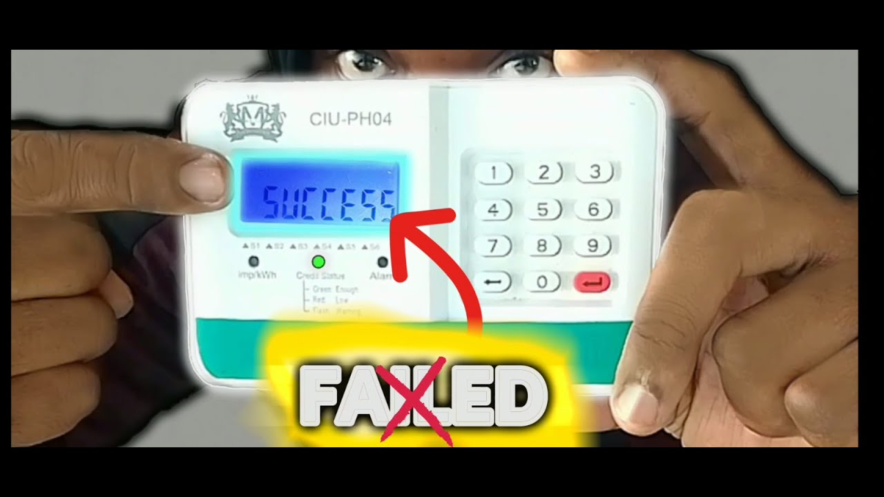 Solved, Mojec CIU-PH04 Showing Failed