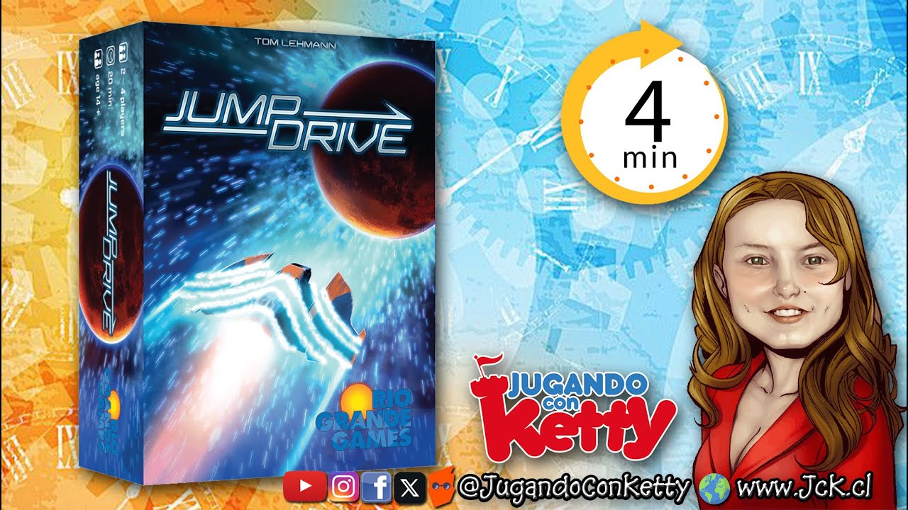 Cómo jugar Jump Drive en 4 minutos [Juego de Mesa / JcK]