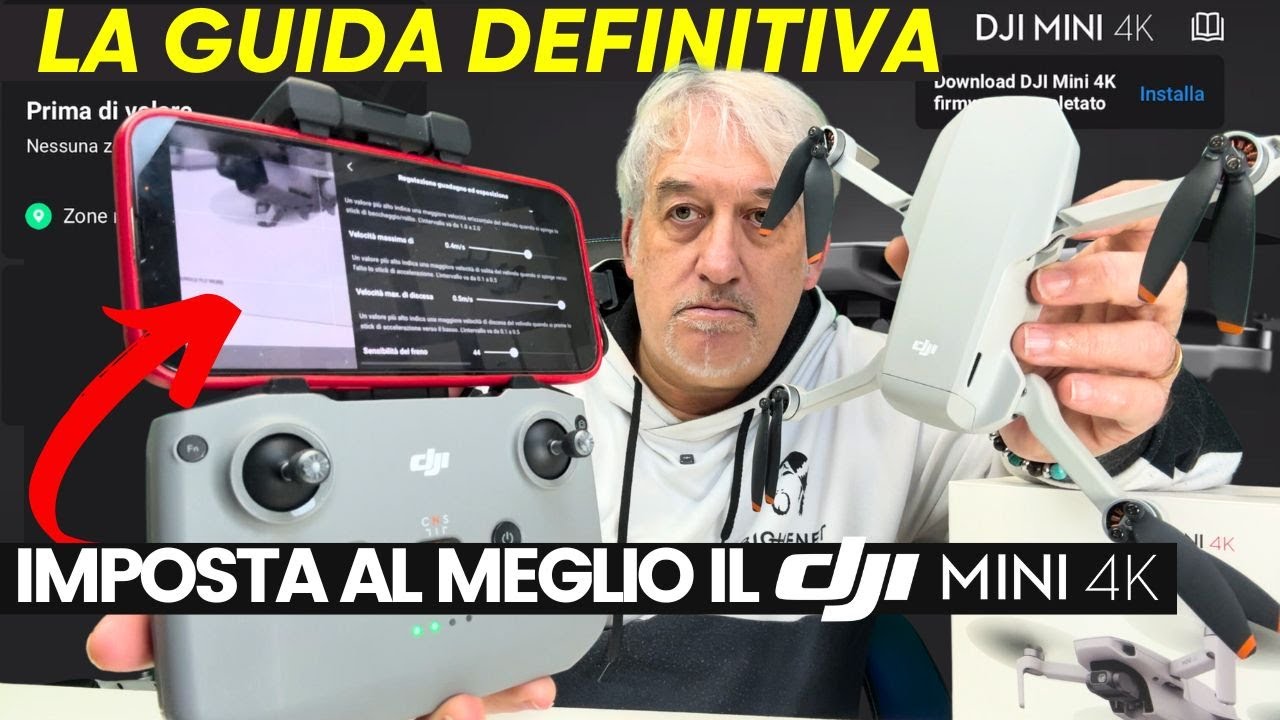 DJI Mini 4K: la GUIDA DEFINITIVA alle IMPOSTAZIONI PERFETTE | Minimo sforzo max resa (Serie 1 ep.1)