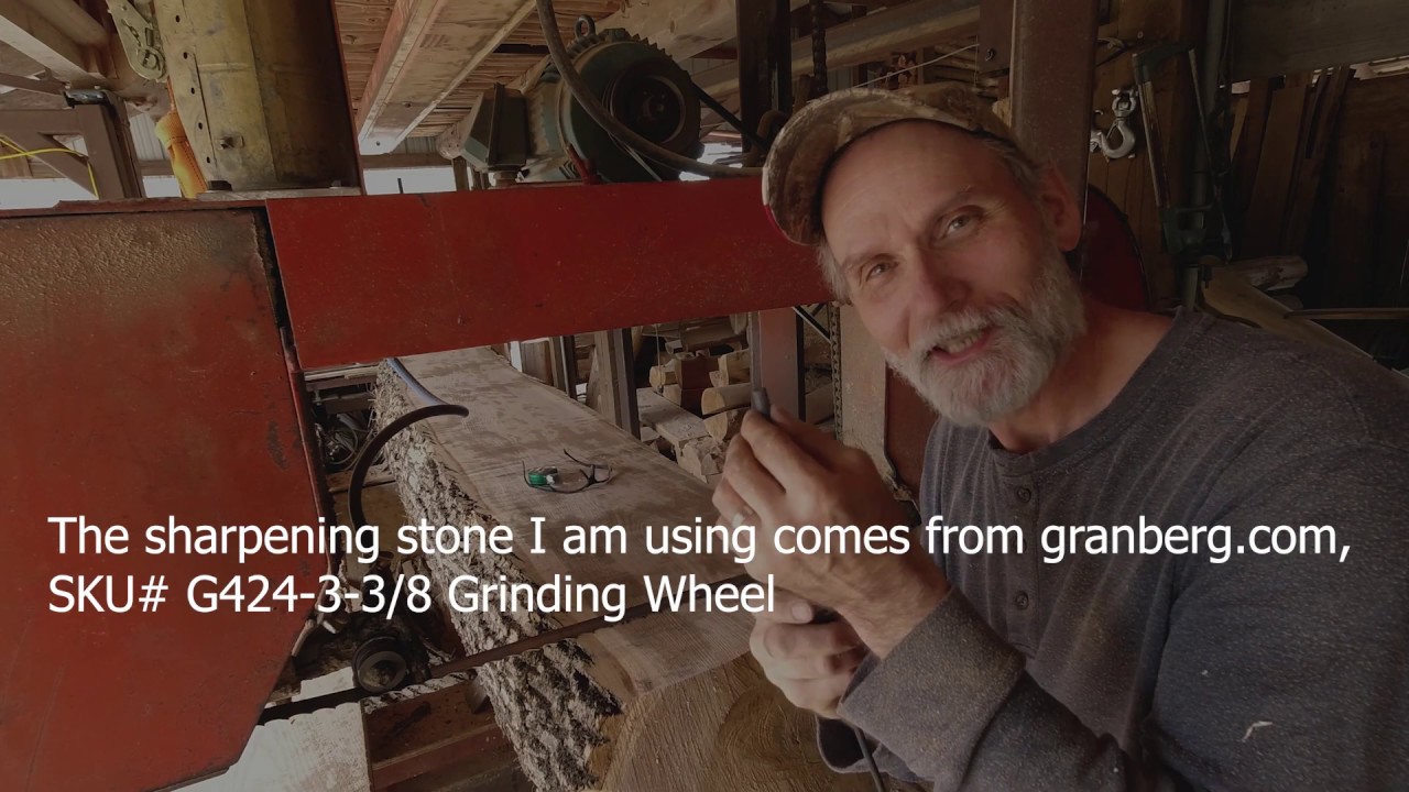 Sawmill Sharpening, 5 minutes or 25 minutes; nails in a $500 ash log