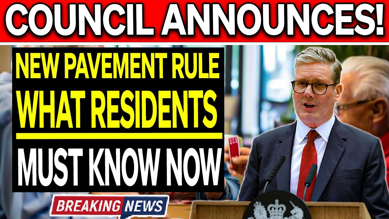 🚨 Council Announces New Pavement Rule – What Residents Must Know Now 🏘️⚠️