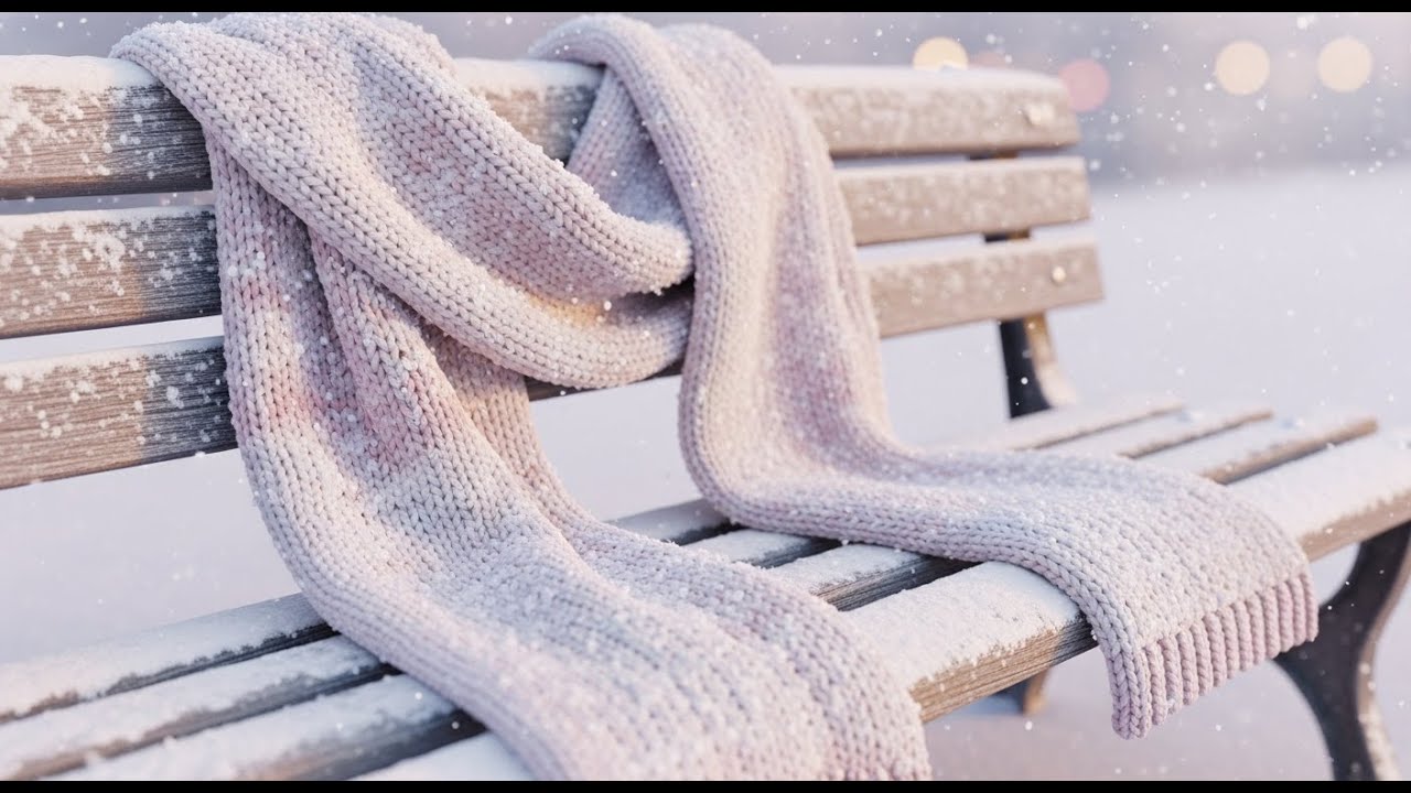 Snowy Daylight – Bright Winter Calm Piano