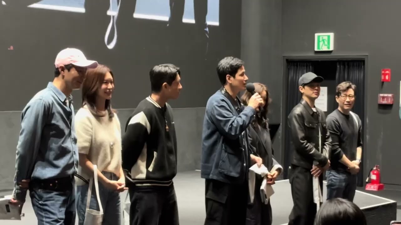 휴민트 코엑스 메가박스 무대인사 (류승완 감독님, 박정민 신세경 박해준 이신기 정유진 조인성 배우님)