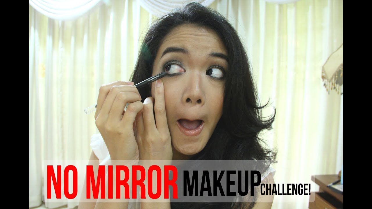 No Mirror Makeup Challenge | DXB ♡