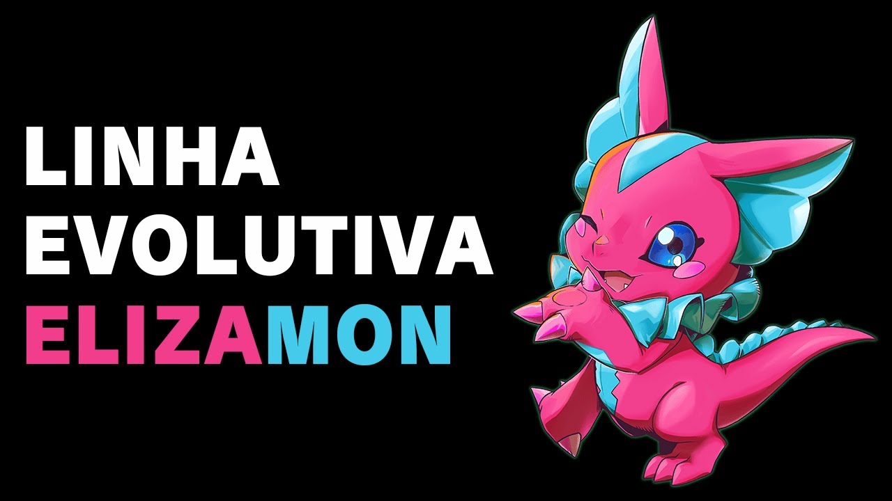 LINHA EVOLUTIVA Digimon - Elizamon
