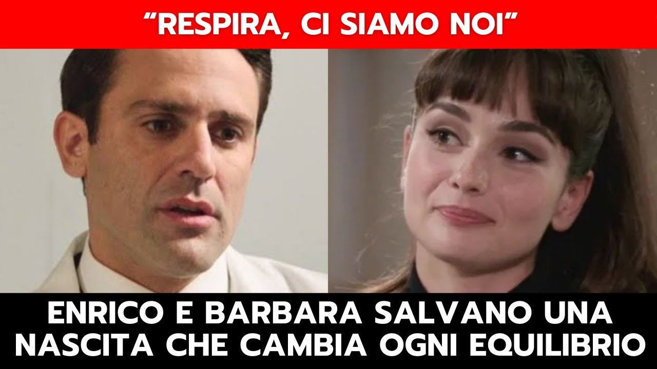 IL PARADISO DELLE SIGNORE ANTICIPAZIONI: ENRICO E BARBARA SALVANO UNA NASCITA CHE CAMBIA OGNI...