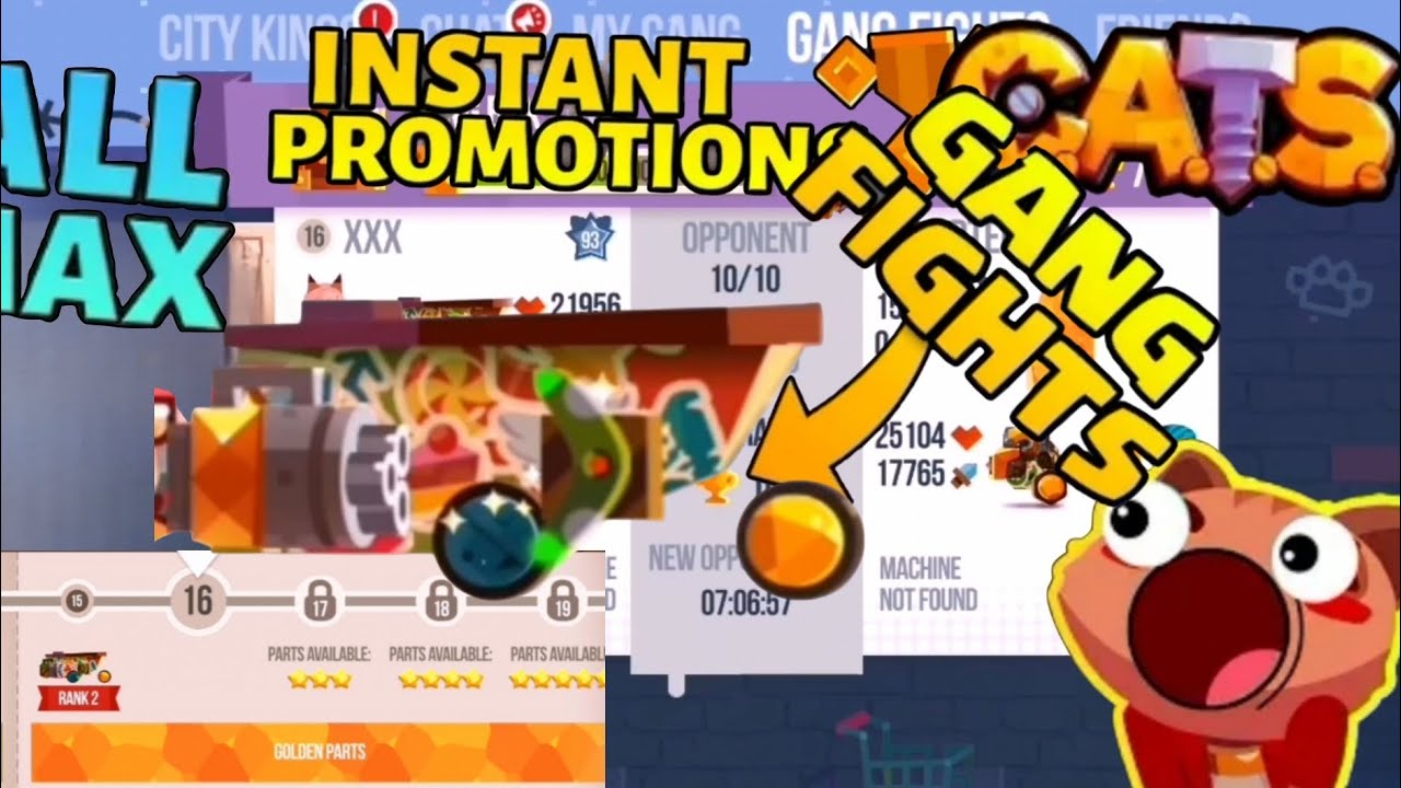 C.A.T.S GETTING 4125 TROPHIES IN GANG FIGHTS -Crash Arena Turbo Stars