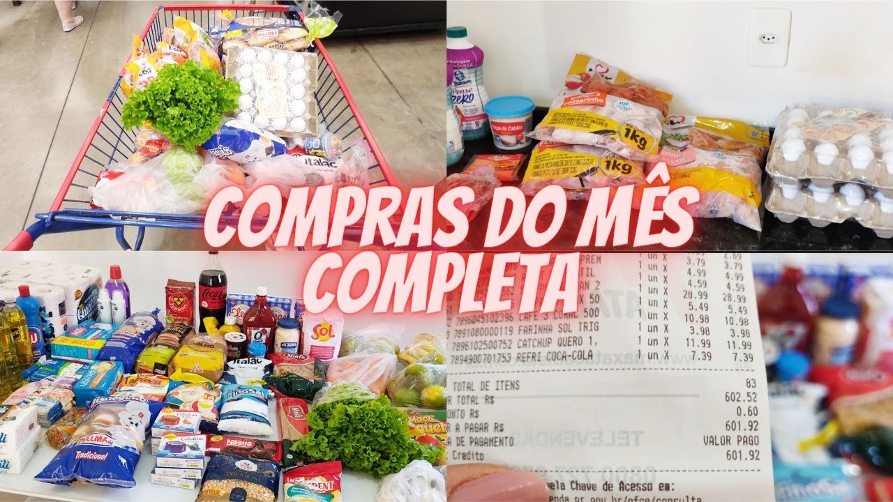 COMPRAS DO MÊS DE JUNHO COMPLETA NO MAX ATACADISTA, QUANTO GASTEI?