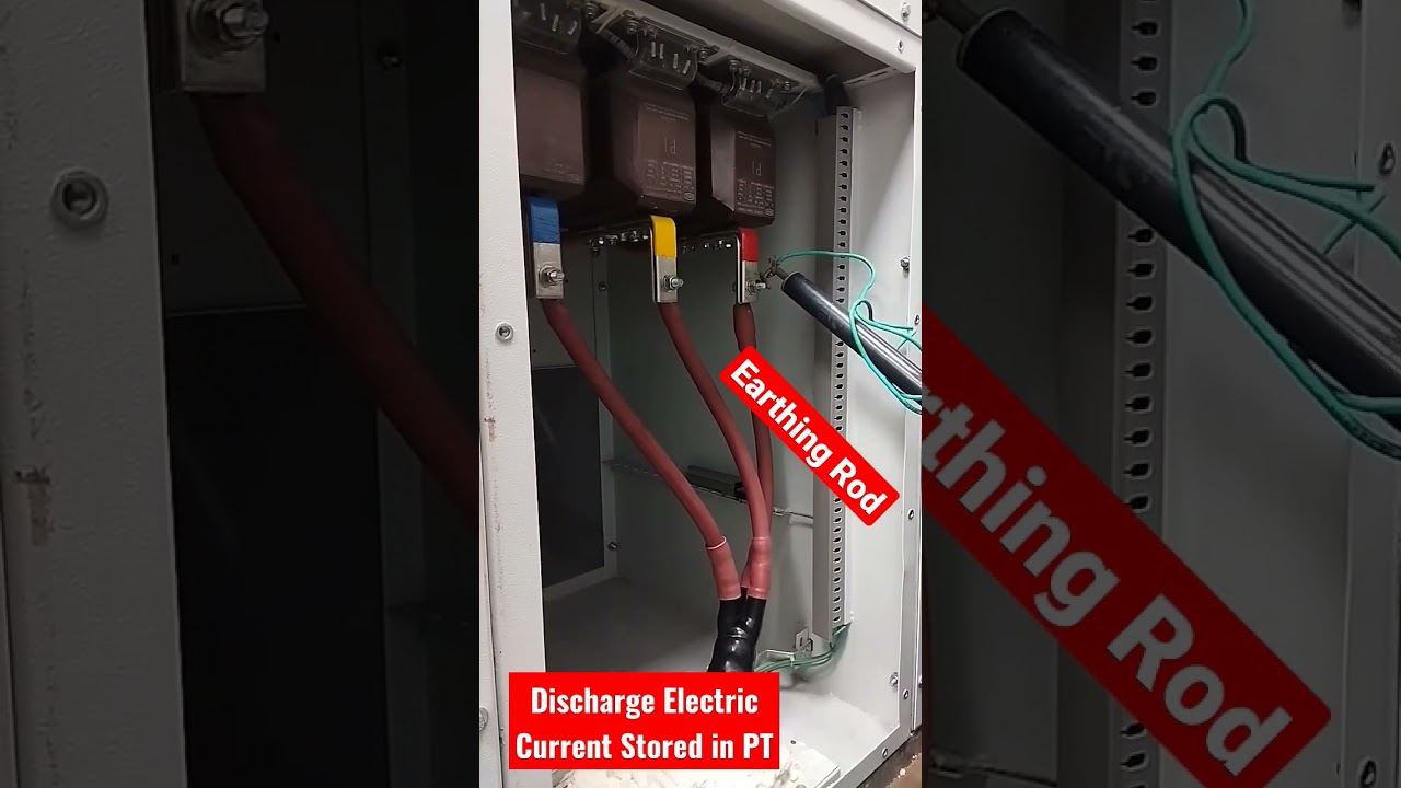 Discharge Stored Current in Electrical Equipment | HV or MV Cables | HV or MV Panels |  Transformer
