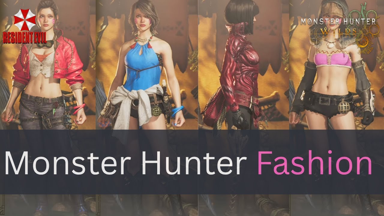 Resident Evil x Monster Hunter | Female Character Outfit Cosplay | MHWilds