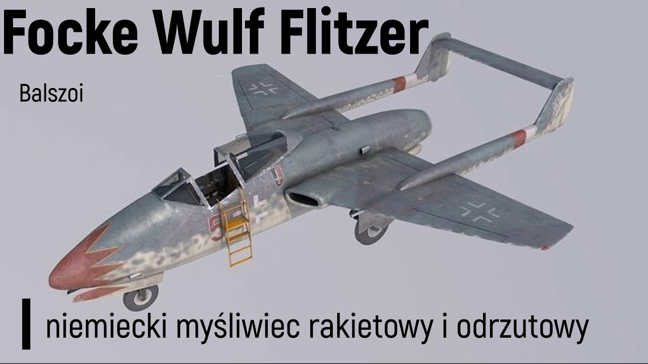 Focke Wulf Flitzer | niemiecki myśliwiec rakietowy i odrzutowy