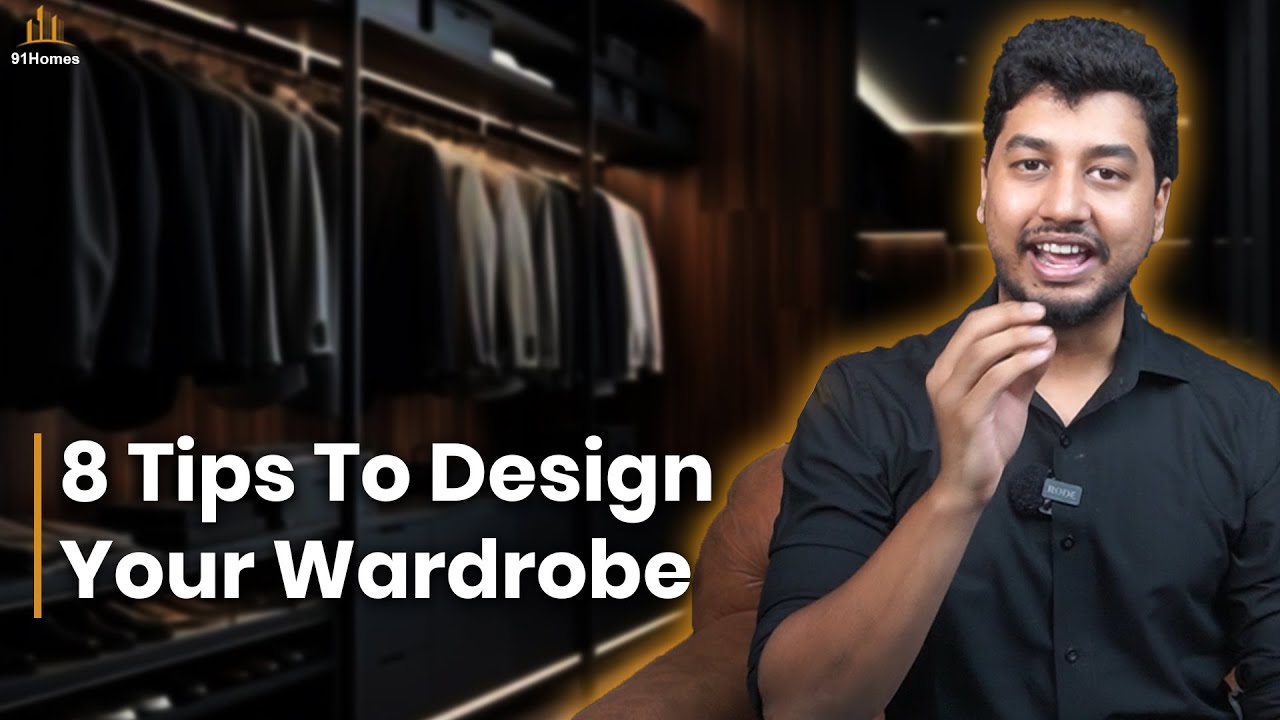 Design your wardrobe with low maintenance and best usability | Hindi | 91homes