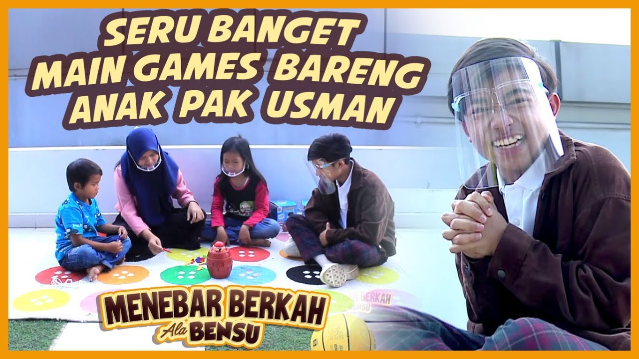 Seru Banget !! Main Games Bareng Anak Pak Usman - Menebar Berkah