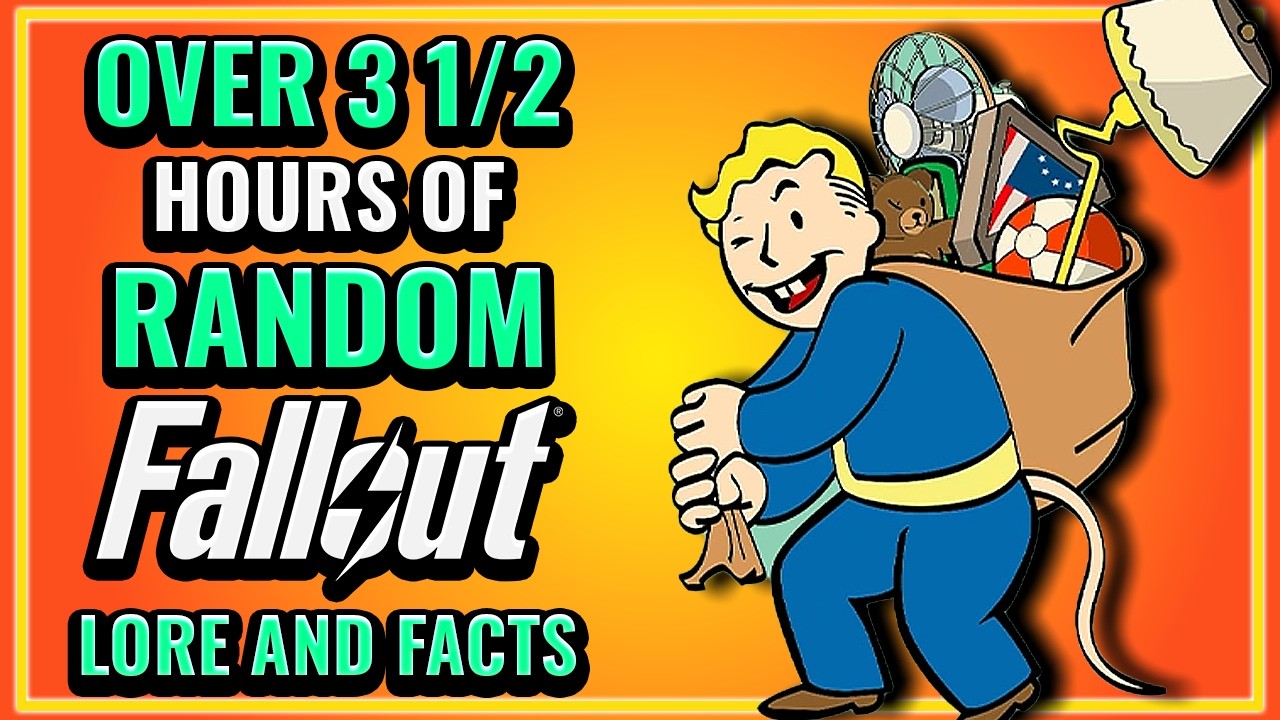 Over 3 1/2 Hours of Random Fallout Lore and Facts