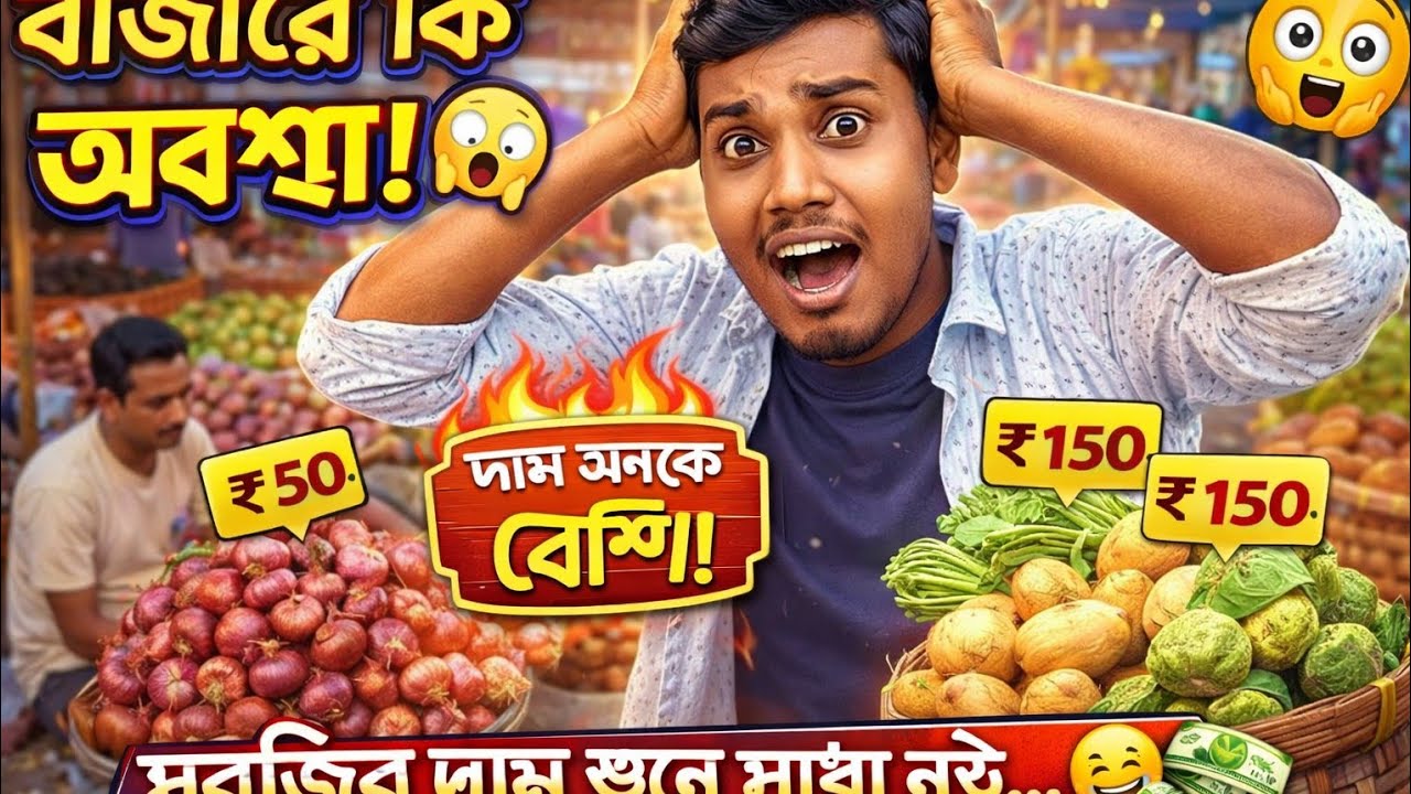 “বাজারে গিয়ে এমন ঘটনা! হাসতে হাসতে শেষ 😂