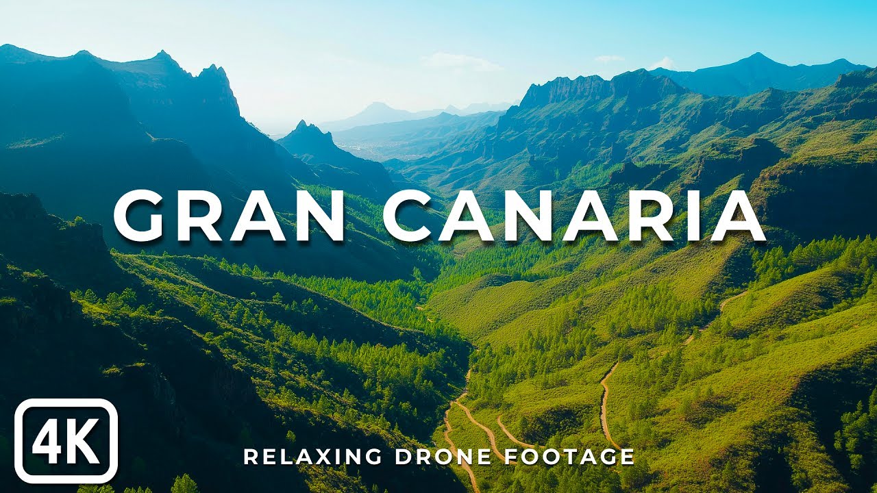 Gorgeous Gran Canaria 4K: Stunning Drone Views with Soothing Music