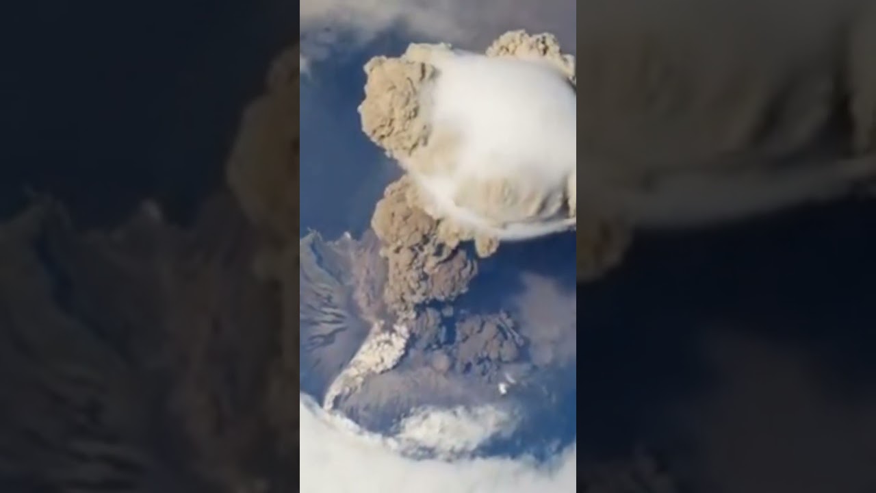 NASA|Sarychev Volcano Eruption from the International Space station 