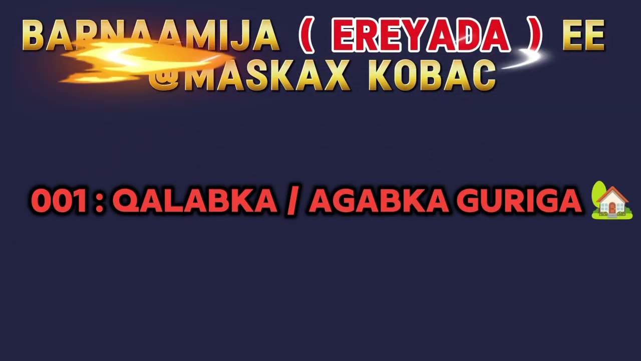 VOCABULARY WORDS LEARN ENGLISH TO SOMALI • QALABKA GURIGA • Daily spoken English to Somali 