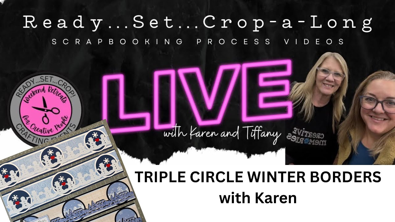 Ready...Set...Crop LIVE! Fun winter border!