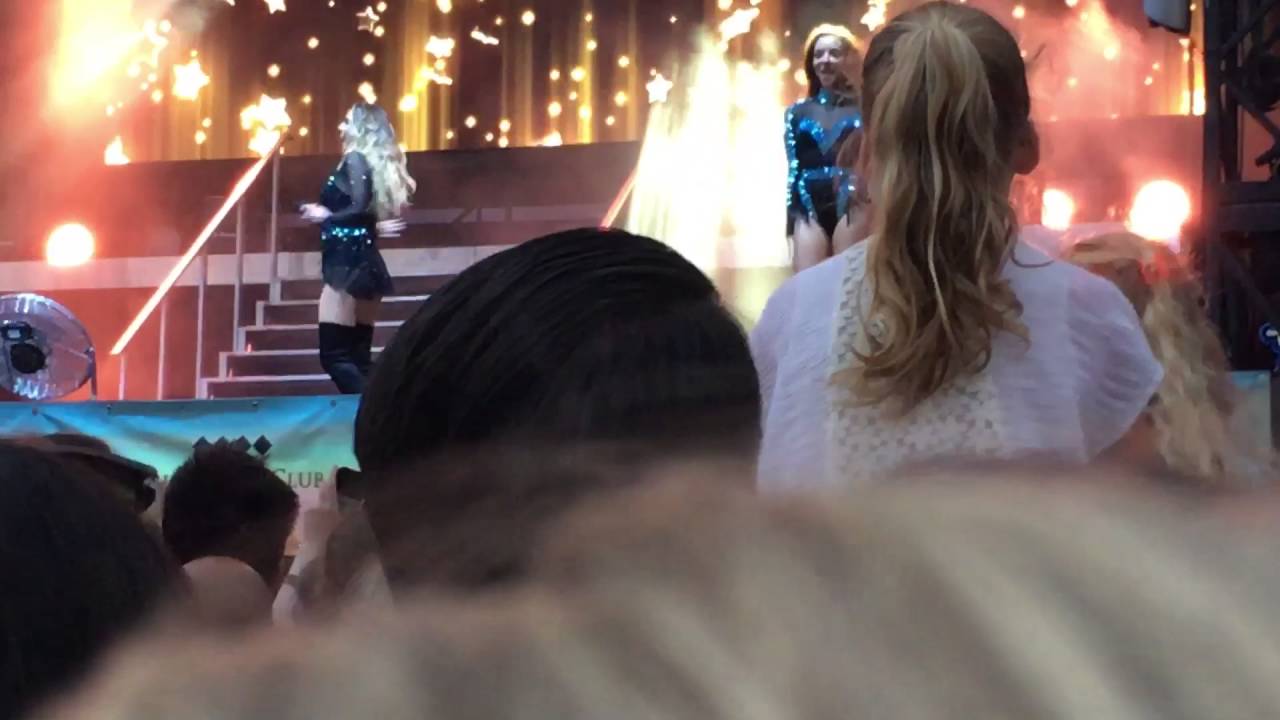 Little mix at newmarket races 27-08-16