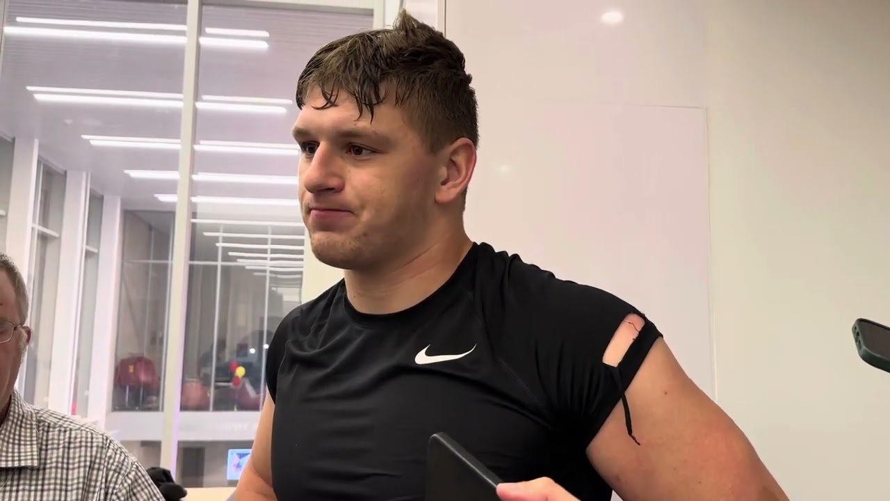 CFTV: Joey Petersen talks getting two sacks in game against Texas