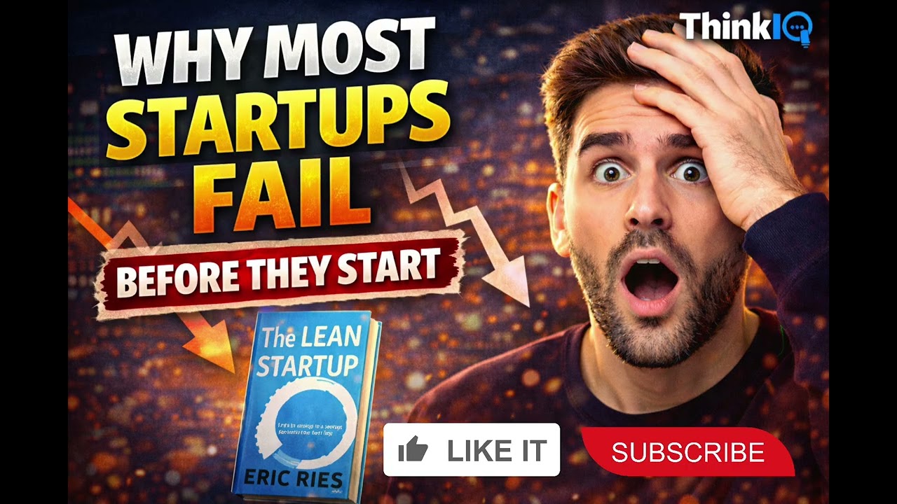 Lean Startup | One Mistake Kills 90% New Businesses | Eric Ries |English |Audiobook |Summary |Review