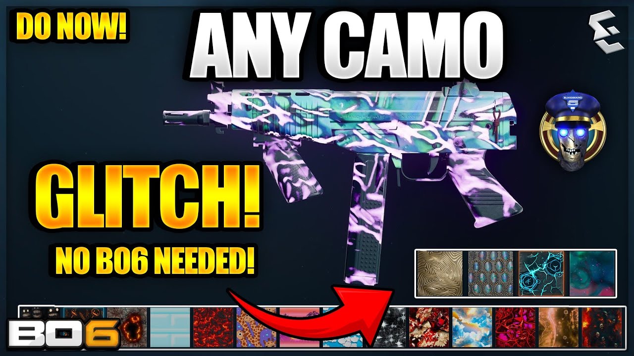 *NEW* EASY SOLO ANY CAMO SWAP GLITCH (BO6 NOT NEEDED) MW3 CAMOS on BO6 + MORE! -BO6 GLITCH