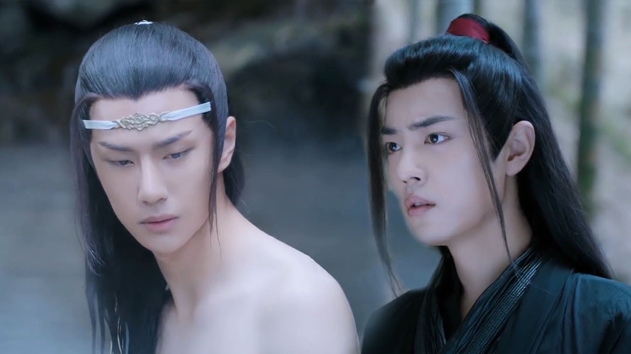 💙美人沐浴太勾人，惹 魏无羡偷看蓝湛洗澡，被蓝湛完美的身材和身上的戒痕震惊呆了|陳情令 The Untamed