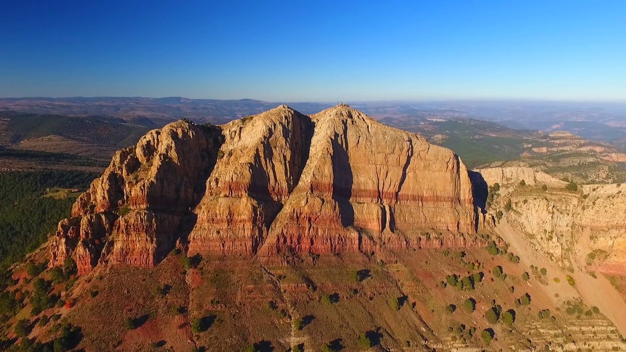 Pico de Peñagolosa a vista de dron