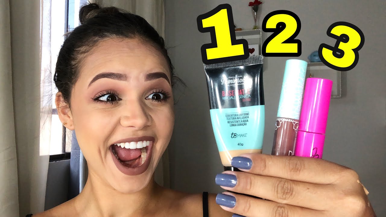 MAQUIAGEM USANDO APENAS 3 PRODUTOS